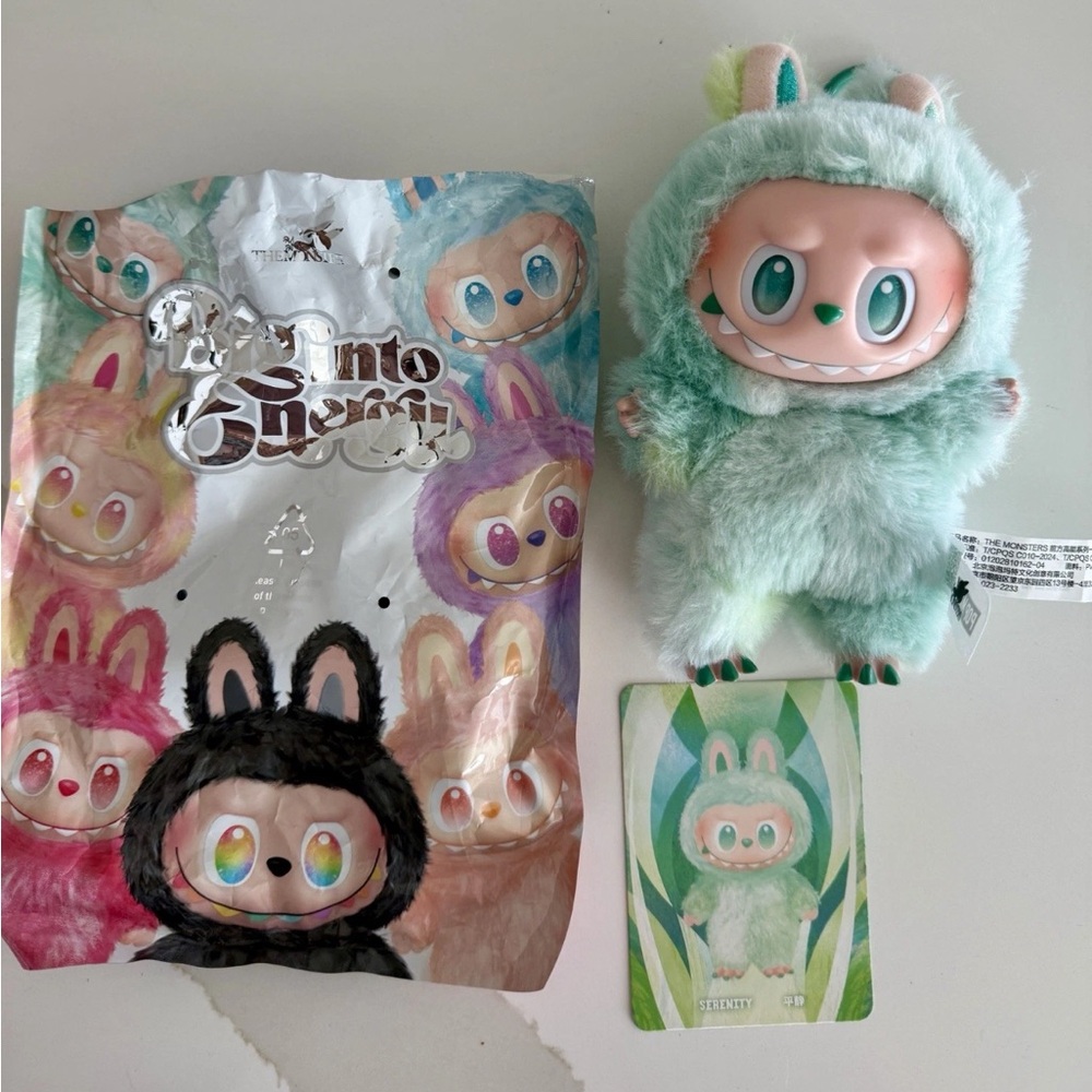 Pop Mart 100% Authentic Big into Energy Labubu - Serenity Open Box